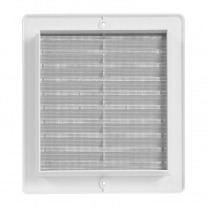 Rama de aerisire Haco, cu plasa, 150x200, alb